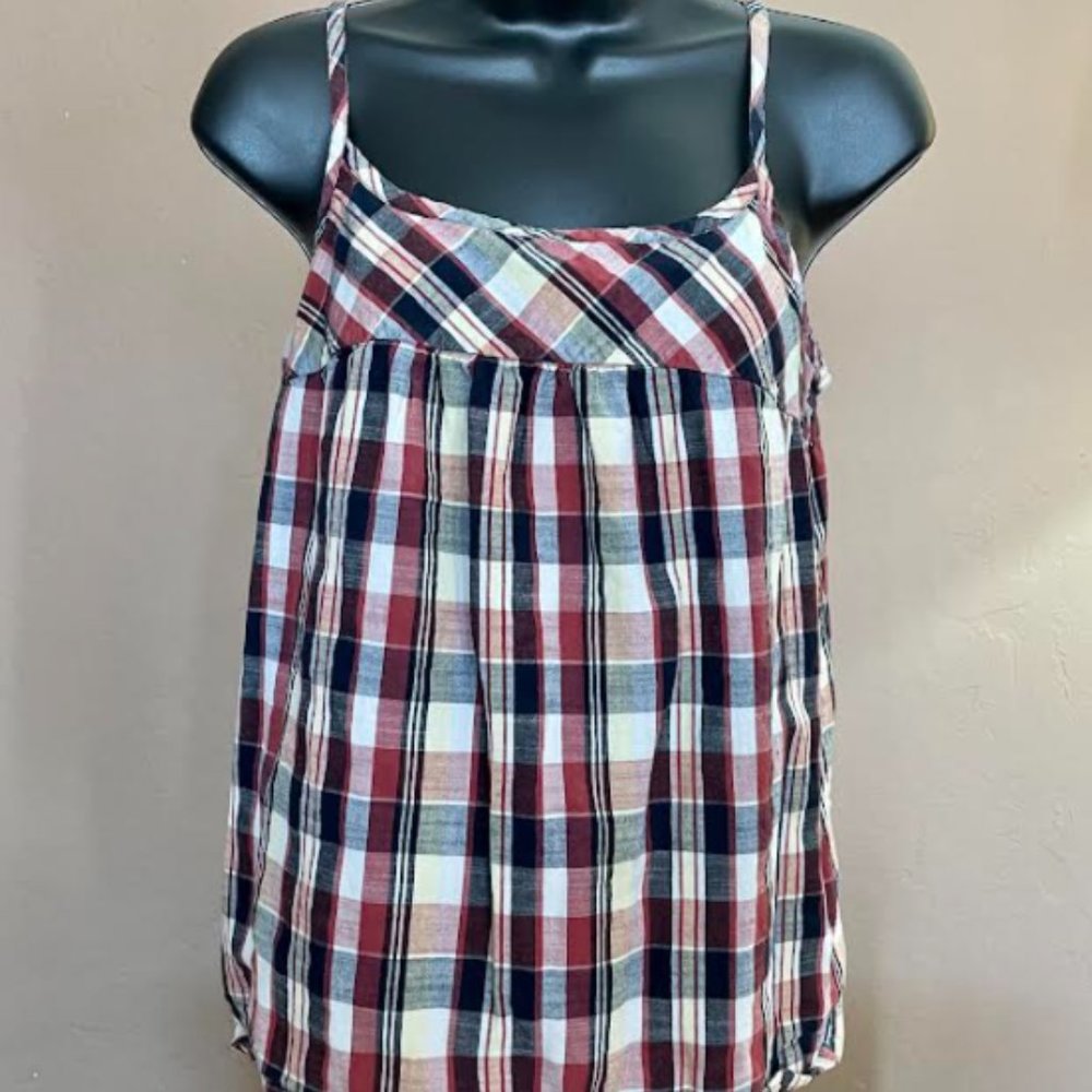Lucky Brand Plaid Tank Top